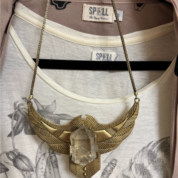 NFS SOLD Spell Thunderstruck Necklace Brass - Picture 2 of 6
